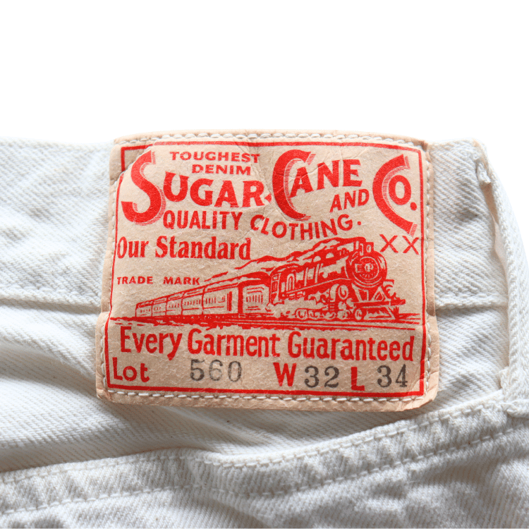 SUGAR CANE シュガーケーン SC42560 13oz. WHITE DENIM “1947 MODEL” (REGULAR STRAIGHT)