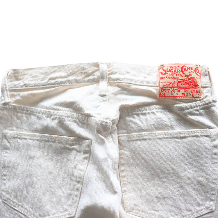 SUGAR CANE シュガーケーン SC42560 13oz. WHITE DENIM “1947 MODEL” (REGULAR STRAIGHT)