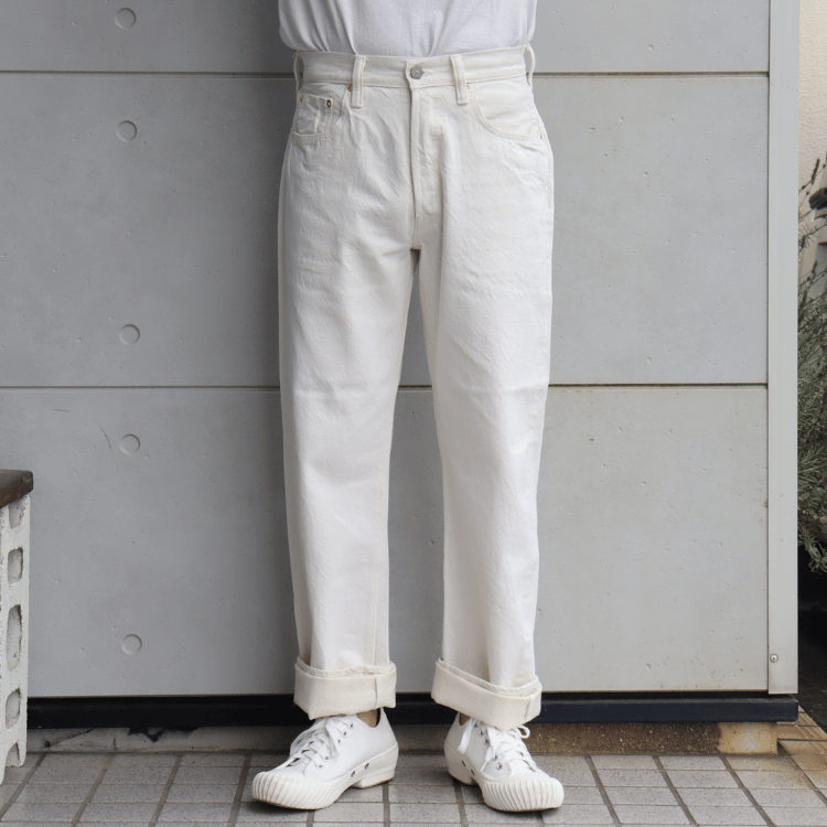 SUGAR CANE シュガーケーン SC42560 13oz. WHITE DENIM “1947 MODEL” (REGULAR STRAIGHT)