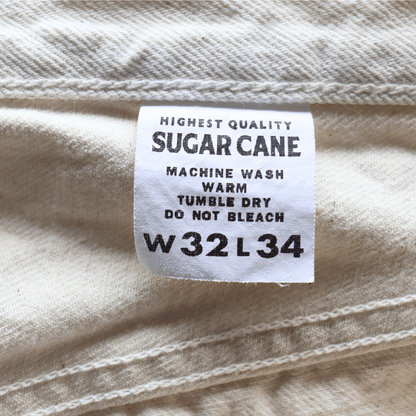 SUGAR CANE シュガーケーン SC42560 13oz. WHITE DENIM “1947 MODEL” (REGULAR STRAIGHT)