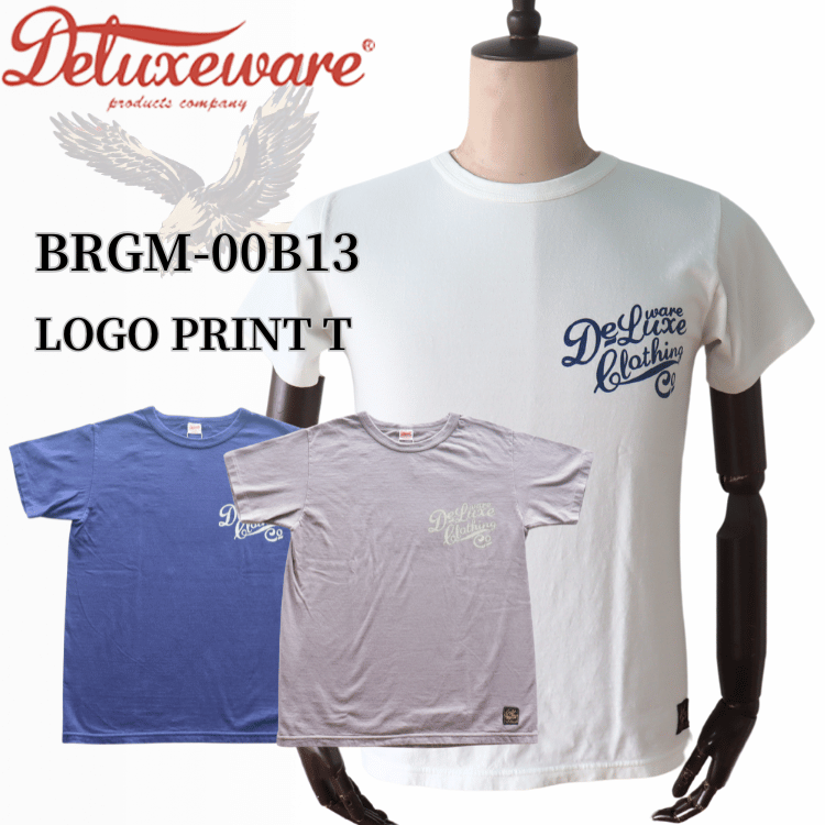 DELUXEWARE デラックスウエア BRGM-00B13 デラックスウエアＴシャツ ハイコストパフォーマンスロゴＴシャツ