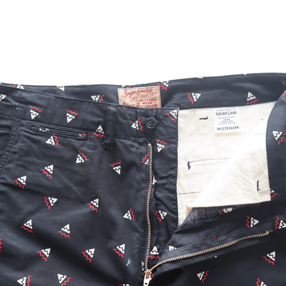 SUGAR CANE シュガーケーン SC52538 NATIVE AMERICAN BANDANA PRINT WORK SHORTS  ネイティブアメリカンバンダナプリントワークショーツ