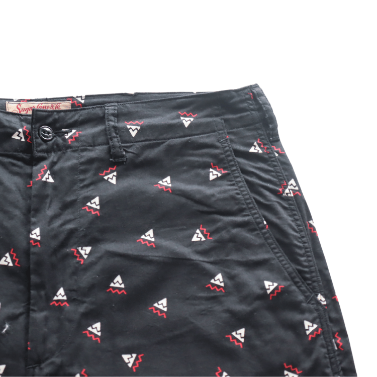 SUGAR CANE シュガーケーン SC52538 NATIVE AMERICAN BANDANA PRINT WORK SHORTS  ネイティブアメリカンバンダナプリントワークショーツ