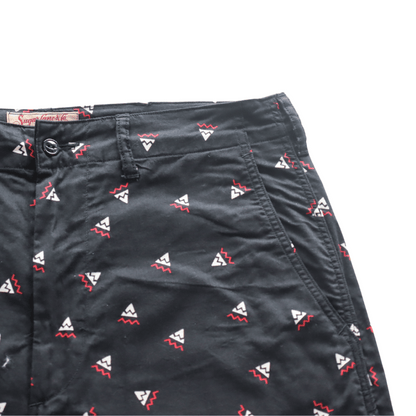 SUGAR CANE シュガーケーン SC52538 NATIVE AMERICAN BANDANA PRINT WORK SHORTS  ネイティブアメリカンバンダナプリントワークショーツ