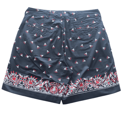 SUGAR CANE シュガーケーン SC52538 NATIVE AMERICAN BANDANA PRINT WORK SHORTS  ネイティブアメリカンバンダナプリントワークショーツ