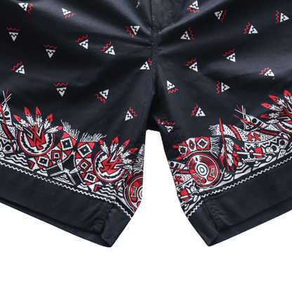 SUGAR CANE シュガーケーン SC52538 NATIVE AMERICAN BANDANA PRINT WORK SHORTS  ネイティブアメリカンバンダナプリントワークショーツ