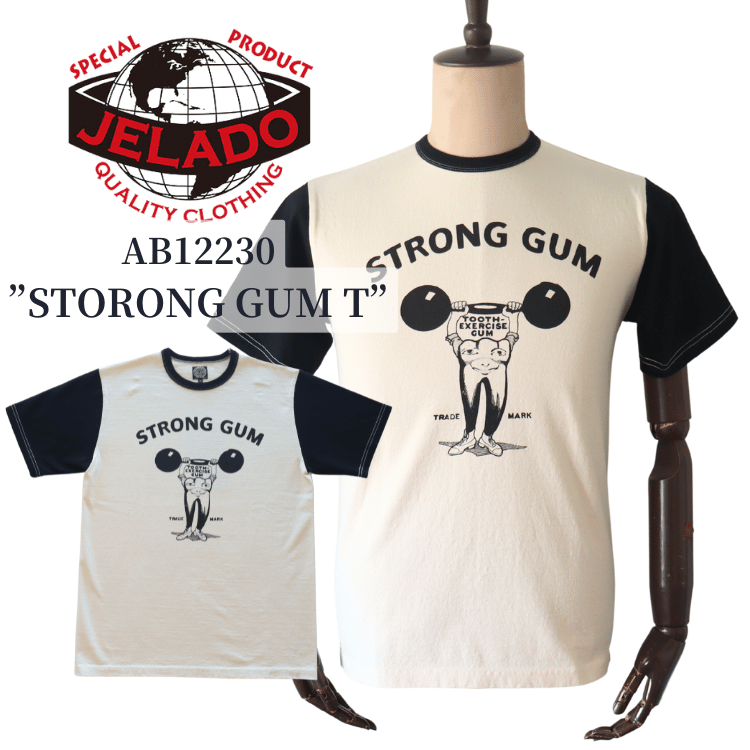 JELADO ジェラード AB12230 Strong Gum Tee ストロングガム Tシャツ BASIC COLLECTION