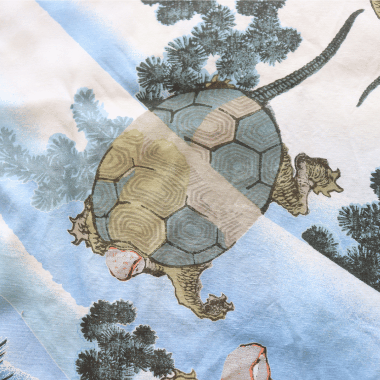 SUN SURF サンサーフ SS39461 SUN SURF × 葛飾北斎 SPECIAL EDITION “亀” スペシャルエディション ハワイアンシャツ アロハシャツ