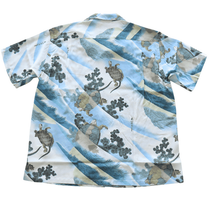 SUN SURF サンサーフ SS39461 SUN SURF × 葛飾北斎 SPECIAL EDITION “亀” スペシャルエディション ハワイアンシャツ アロハシャツ