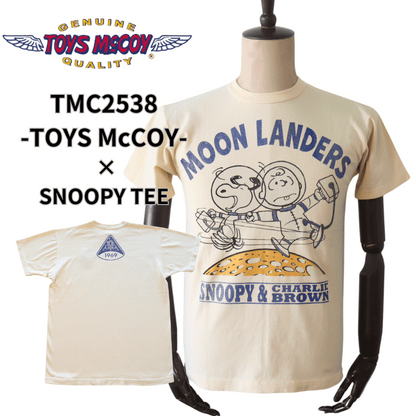 TOYS McCOY トイズマッコイ TMC2538 TOYS McCOY × SNOOPY TEE  “MOON LANDERS” アポロ10号 スヌーピー チャーリーブラウン