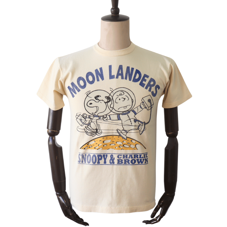 TOYS McCOY トイズマッコイ TMC2538 TOYS McCOY × SNOOPY TEE  “MOON LANDERS” アポロ10号 スヌーピー チャーリーブラウン