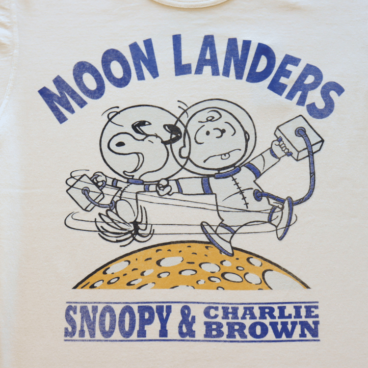 TOYS McCOY トイズマッコイ TMC2538 TOYS McCOY × SNOOPY TEE  “MOON LANDERS” アポロ10号 スヌーピー チャーリーブラウン
