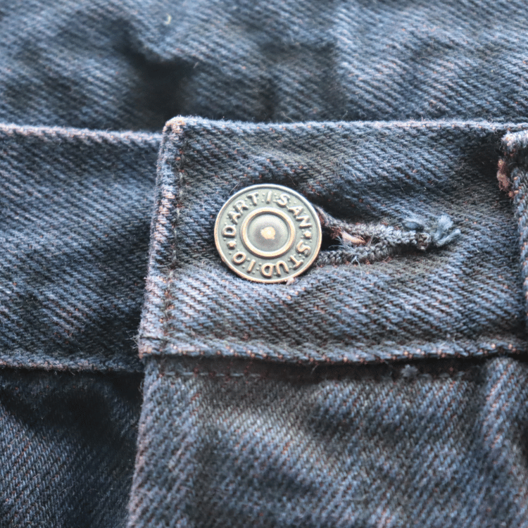 STUDIO D'ARTISAN ステュディオダルチザン D1908 ベンガラ染めジーンズ