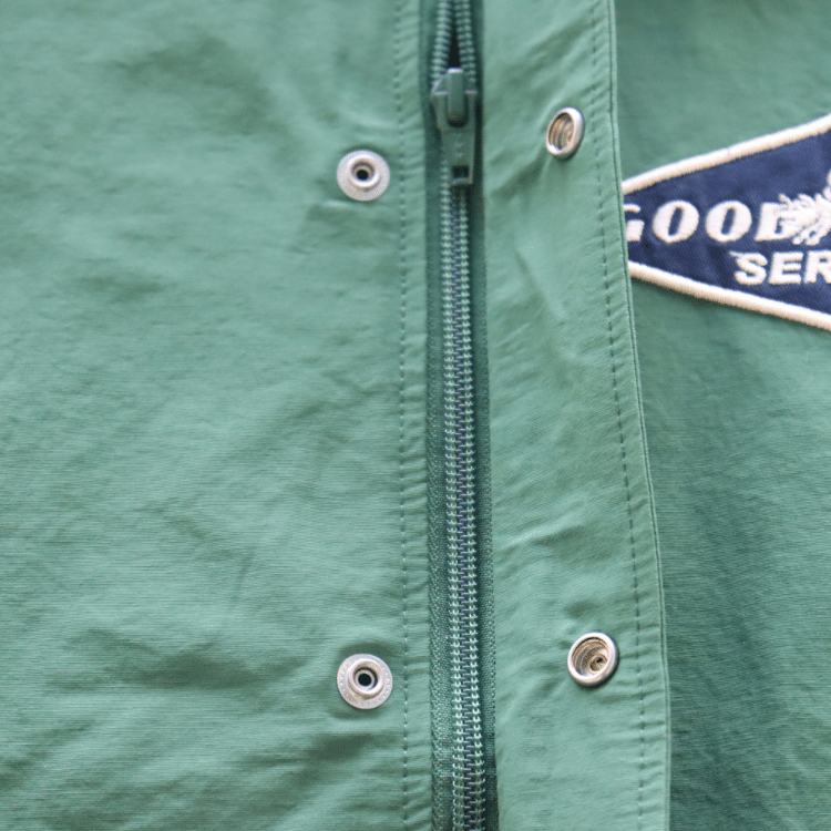 STUDIO D'ARTISAN ステュディオダルチザン 4627 ロクヨンコーチジャケット ロクヨンクロス コーチジャケット スナップボタン ダブルファスナー オマージュ刺繍 ラグランスリーブ