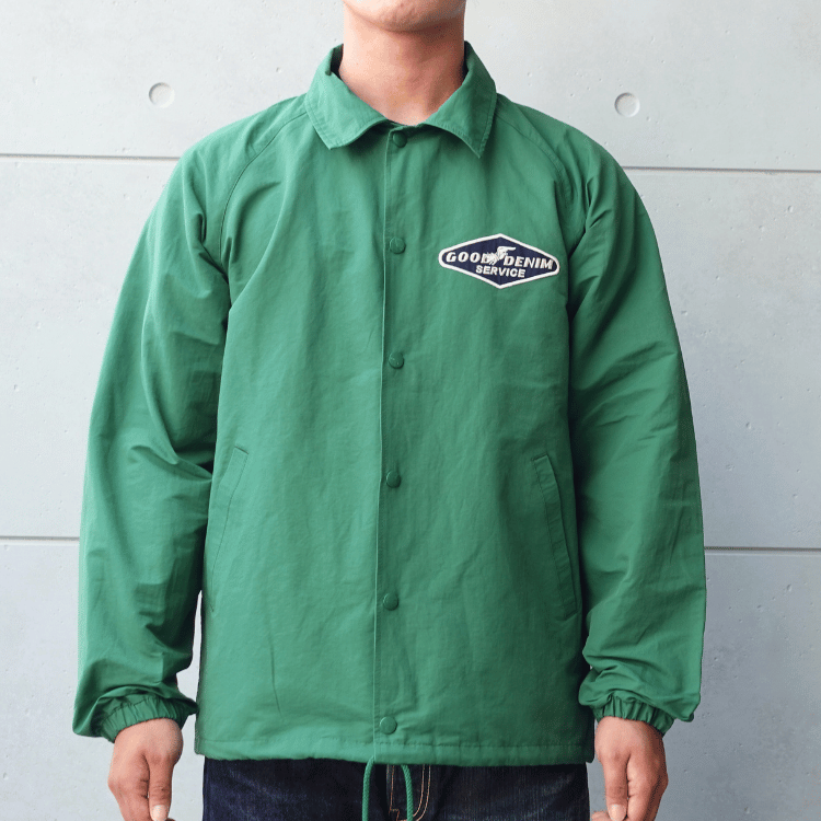 STUDIO D'ARTISAN ステュディオダルチザン 4627 ロクヨンコーチジャケット ロクヨンクロス コーチジャケット スナップボタン ダブルファスナー オマージュ刺繍 ラグランスリーブ