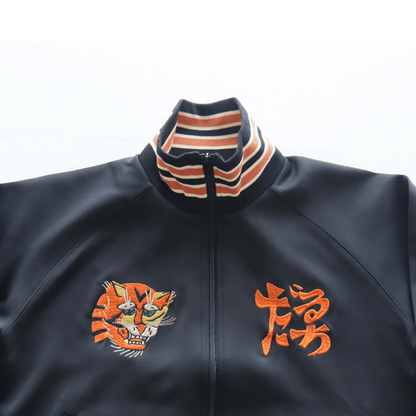 STUDIO D'ARTISAN ステュディオダルチザン 8192 "ベトジャージ"  ベトジャン モチーフトラックジャケット アメカジ仕様 トラックトップ ダブルジッパー しっかりとしたリブ レトロ ライトアウター