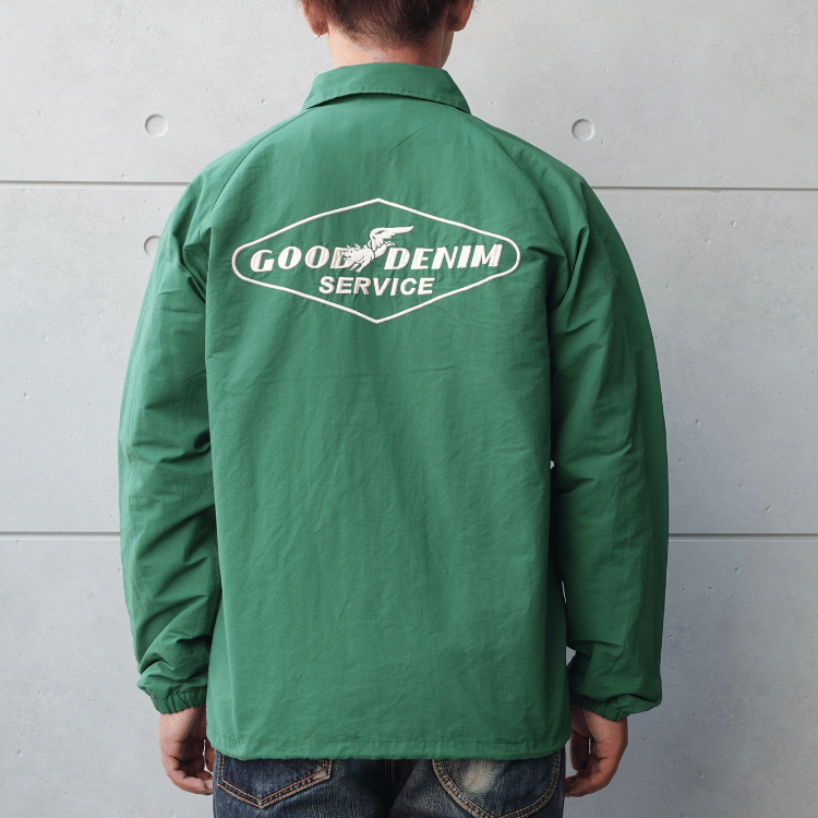 STUDIO D'ARTISAN ステュディオダルチザン 4627 ロクヨンコーチジャケット ロクヨンクロス コーチジャケット スナップボタン ダブルファスナー オマージュ刺繍 ラグランスリーブ