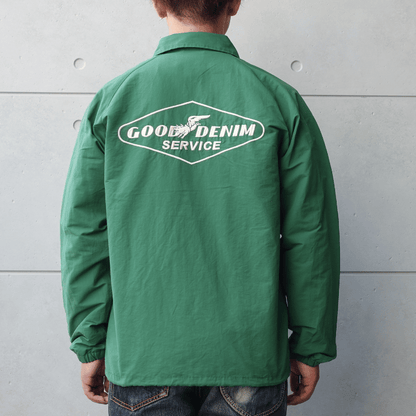 STUDIO D'ARTISAN ステュディオダルチザン 4627 ロクヨンコーチジャケット ロクヨンクロス コーチジャケット スナップボタン ダブルファスナー オマージュ刺繍 ラグランスリーブ