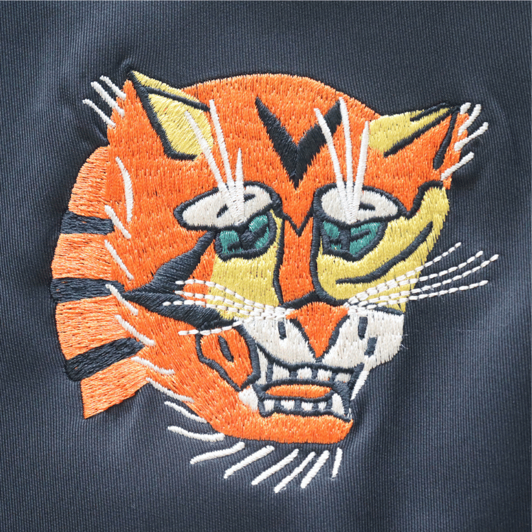 STUDIO D'ARTISAN ステュディオダルチザン 8192 "ベトジャージ"  ベトジャン モチーフトラックジャケット アメカジ仕様 トラックトップ ダブルジッパー しっかりとしたリブ レトロ ライトアウター