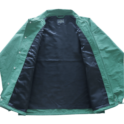 STUDIO D'ARTISAN ステュディオダルチザン 4627 ロクヨンコーチジャケット ロクヨンクロス コーチジャケット スナップボタン ダブルファスナー オマージュ刺繍 ラグランスリーブ