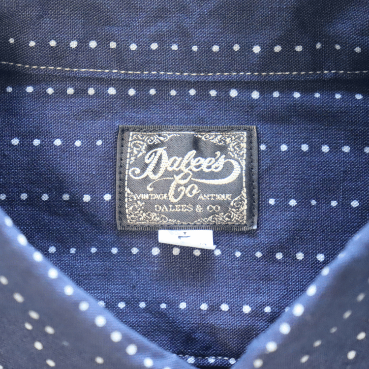 Dalee's & Co ダリーズアンドコー Calico.F...30s Calico SHIRT キャラコシャツ