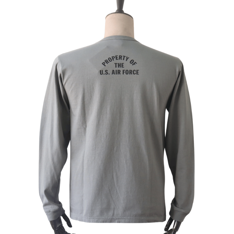 BUZZ RICKSON'S バズリクソンズ BR69626 L/S T-SHIRT McCHORD A.F. BASE プリント長袖ミリタリーＴシャツ AIR FORCE
