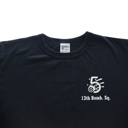 BUZZ RICKSON'S バズリクソンズ BR69628 L/S T-SHIRT 13th BOMB.SQ.THE GRIM REAPERSプリント長袖ミリタリーＴシャツ