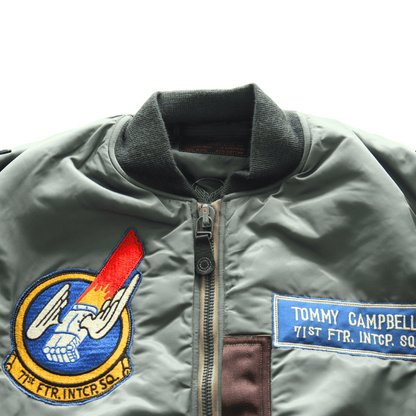 BUZZ RICKSON'S バズリクソンズ BR15747 Type MA-1 1st MODEL 71st Fighter Interceptor Squadron 第71戦闘迎撃飛行隊プロジェクト・アロー 第26航空師団 ウィリアム・テル1965 スぺシャルオーダー ミリタリー アウター ブルゾン ジャンパー MADE IN JAPAN