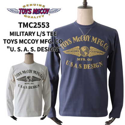 TOYS McCOY トイズマッコイ TMC2553 LONG SLEEVE TEE TOYS MCCOY MFG.CO."U.S.A.S.DESIGN" ロングスリーブTシャツ 長袖Tシャツ