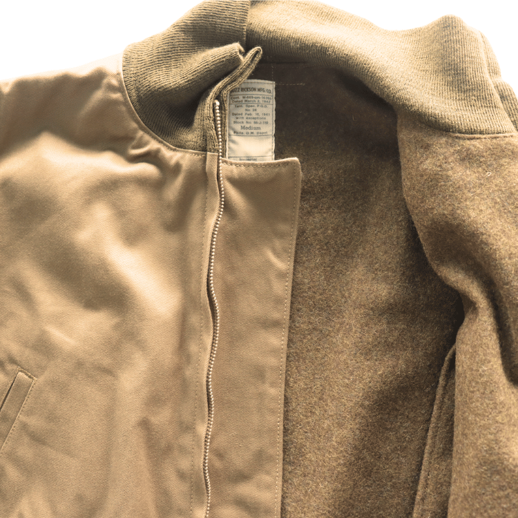 BUZZ RICKSON'S バズリクソンズ BR15755 Type TANKERS SLASH POCKET “BUZZ RICKSON MFG. CO.” タンカース スラッシュポケット ジャケット 機甲部隊 冬用戦闘服 フライトジャケット アウターシェル 耐水・耐風加工 コットンツイル