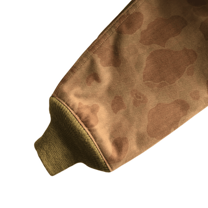 BUZZ RICKSON'S バズリクソンズ BR15768 AVIATION ASSOCIATES TANKERS CAMOUFLAGE OVER DYE タンカーズ カモフラージュ ジャケット 航空隊 パイロット カエルの皮膚”（フロッグスキン）野戦服 装備用素材 タンカースジャケット ヘリンボーンツイル