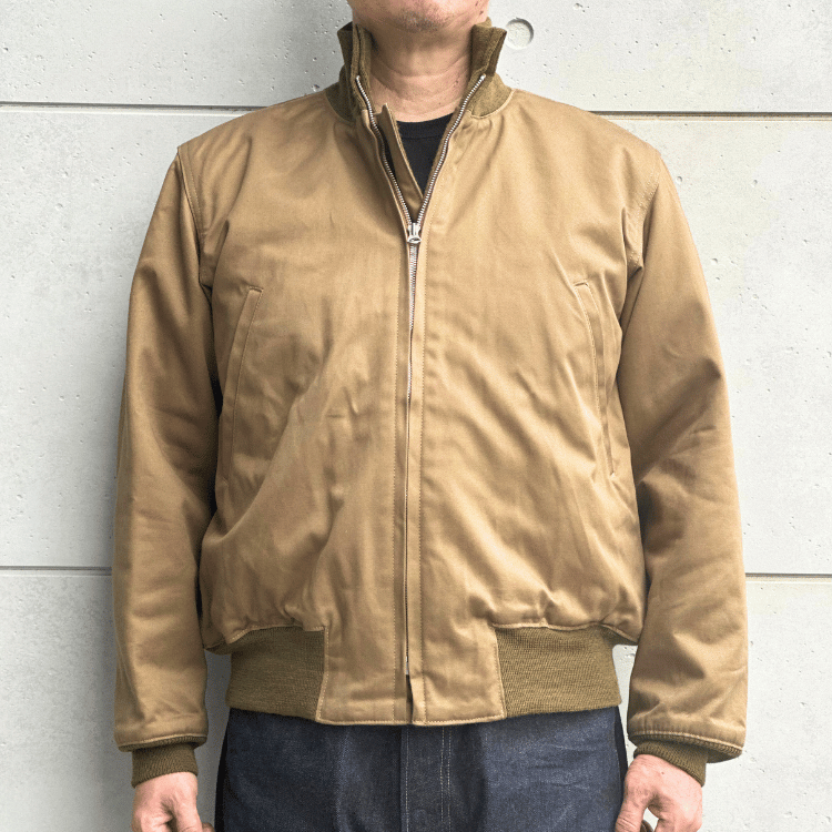 BUZZ RICKSON'S バズリクソンズ BR15755 Type TANKERS SLASH POCKET “BUZZ RICKSON MFG. CO.” タンカース スラッシュポケット ジャケット 機甲部隊 冬用戦闘服 フライトジャケット アウターシェル 耐水・耐風加工 コットンツイル