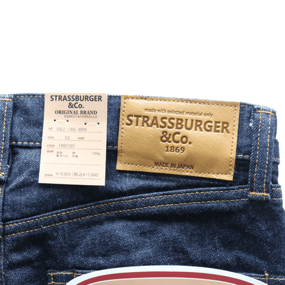 STRASSBURGER ストラスバーガー SBJ-145-666 JUMBO 14.5oz SELVEDGE CLASSIC SLIM STRAIGHT JEANS ジャンボ セルビッチ クラシックスリムジーンズ
