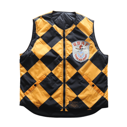 TOYS McCOY トイズマッコイ TMJ2542 VEST,LINECREWMAN "TYPE G-1" SNOOPY "USAF FLYING ACE SNOOPY" ベスト ラインクルーマン タイプG-1 スヌーピー USAF フライングエーススヌーピー リバーシブル仕様 保温性