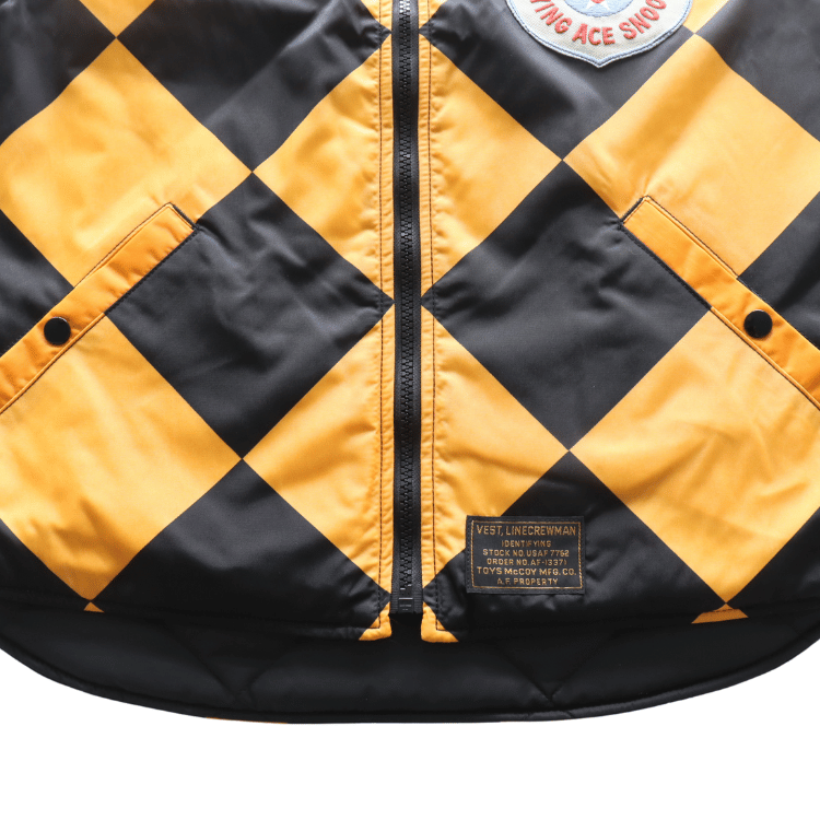 TOYS McCOY トイズマッコイ TMJ2542 VEST,LINECREWMAN "TYPE G-1" SNOOPY "USAF FLYING ACE SNOOPY" ベスト ラインクルーマン タイプG-1 スヌーピー USAF フライングエーススヌーピー リバーシブル仕様 保温性