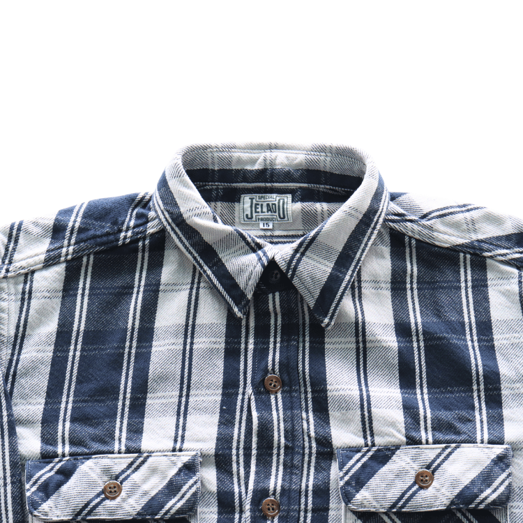 JELADO ジェラード JP12108 Unionworkers Shirt Regular ユニオンワーカーズシャツ ネルシャツ