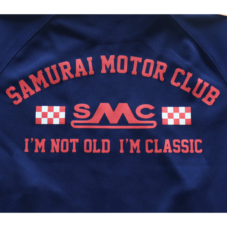 SAMURAIJEANS サムライジーンズ SMJS25-101 SAMURAICLUB サムライ倶楽部 ジャージ SAMURAI MOTOR CLUB サムライモータークラブ ニットスムース生地 ポリエステル100％ 吸湿 速乾性日本製
