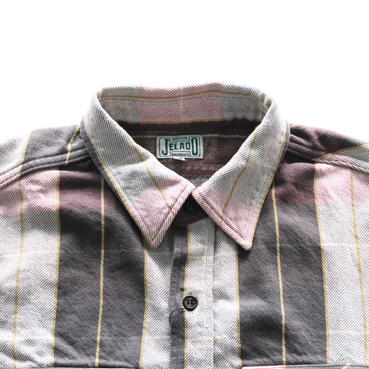 JELADO ジェラード JP12108 Unionworkers Shirt Regular ユニオンワーカーズシャツ ネルシャツ