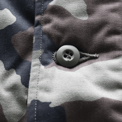 BUZZ RICKSON'S バズリクソンズ BR15763 Type DECK A-2 “BUZZ RICKSON MFG. CO.” CAMOUFLAGE VERSION カモフラージュバージョン デッキA-2ジャケット 米海軍 甲板作業用ジャケットN-1の後継モデル コットン・ナイロンの混紡生地 ウッドランドのカモフラージュ生地