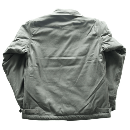 BUZZ RICKSON'S バズリクソンズ BR14956 Type DECK A-2 “BUZZ RICKSON MFG. CO.”  デッキA-2ジャケット 米海軍 甲板作業用ジャケットN-1の後継モデル バックサテン地 ナイロンボア ユーティリティージャケット U.S.NAVY