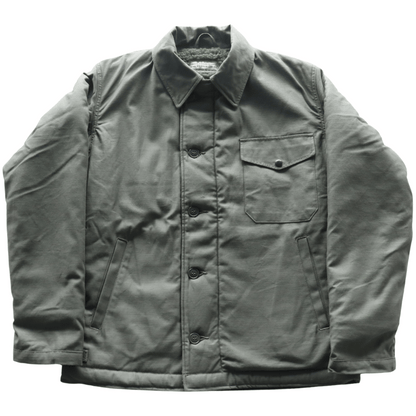 BUZZ RICKSON'S バズリクソンズ BR14956 Type DECK A-2 “BUZZ RICKSON MFG. CO.”  デッキA-2ジャケット 米海軍 甲板作業用ジャケットN-1の後継モデル バックサテン地 ナイロンボア ユーティリティージャケット U.S.NAVY