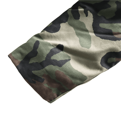 BUZZ RICKSON'S バズリクソンズ BR15763 Type DECK A-2 “BUZZ RICKSON MFG. CO.” CAMOUFLAGE VERSION カモフラージュバージョン デッキA-2ジャケット 米海軍 甲板作業用ジャケットN-1の後継モデル コットン・ナイロンの混紡生地 ウッドランドのカモフラージュ生地