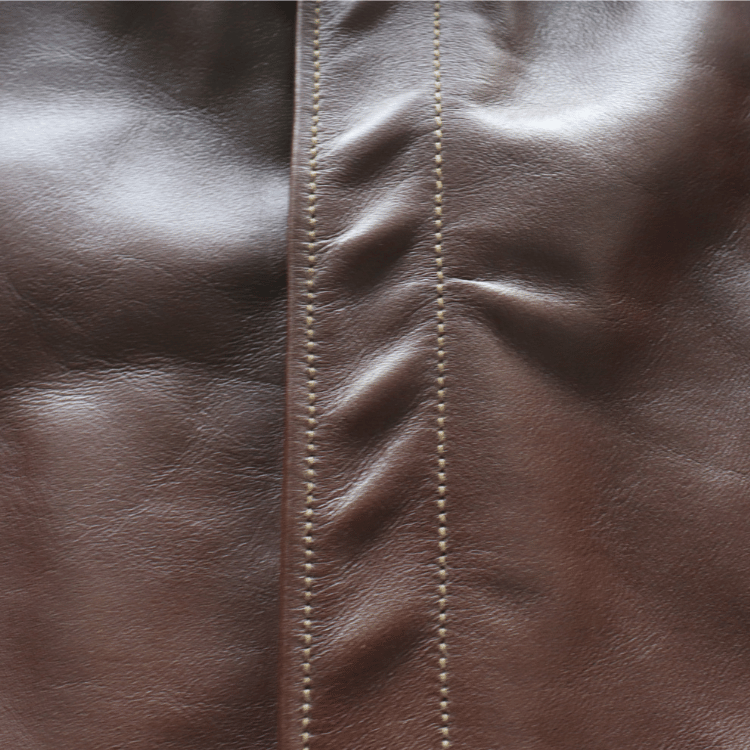 BUZZ RICKSON'S バズリクソンズ BR80659 Type A-2 “A.C. No.W535 ac 29191 BUZZ RICKSON MFG.CORP.” ブロンコ社 1942年製造モデル 陸軍航空隊 あずき色 赤褐色のラセットブラウン ステッチワーク クロスステッチ