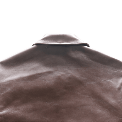 BUZZ RICKSON'S バズリクソンズ BR80659 Type A-2 “A.C. No.W535 ac 29191 BUZZ RICKSON MFG.CORP.” ブロンコ社 1942年製造モデル 陸軍航空隊 あずき色 赤褐色のラセットブラウン ステッチワーク クロスステッチ