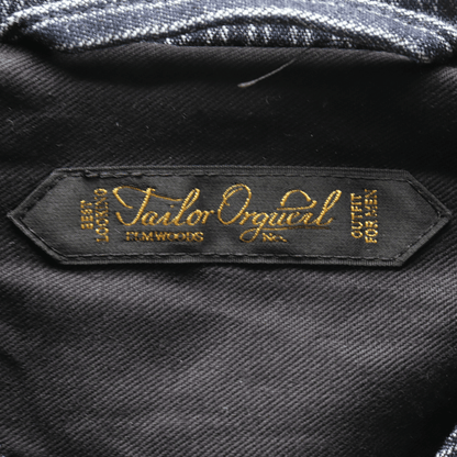 ORGUEIL オルゲイユ OR-4325 Indigo Dobby Jacket インディゴドビージャケット 1900 年代初頭 サックジャケットベース クラシックスタイル インディゴ染料 ドビーストライプ生地 エイジング ナットボタン