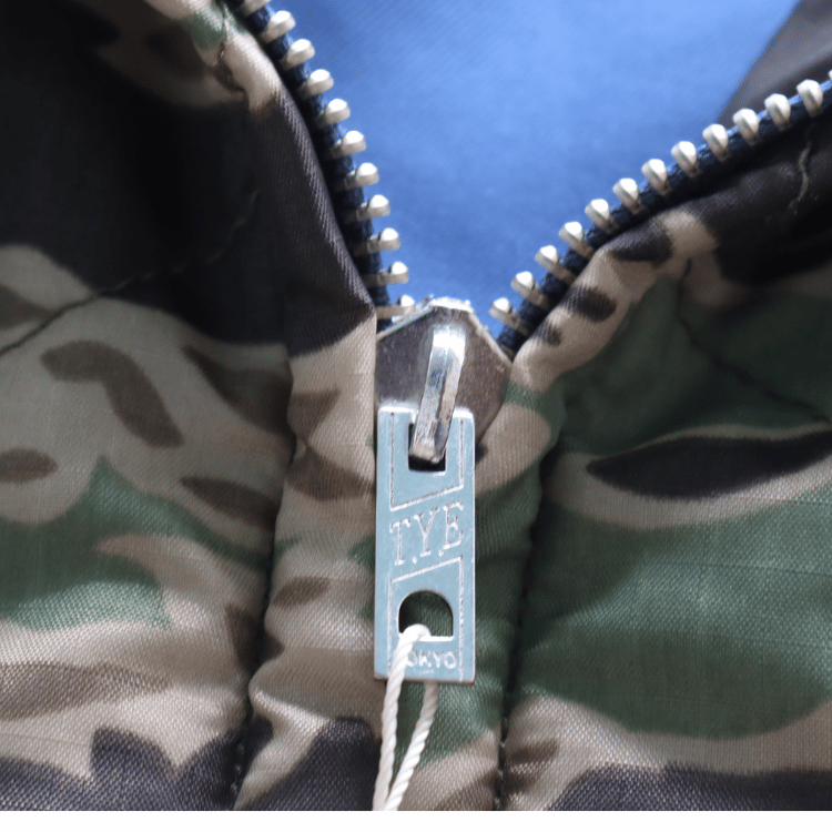 TAILOR TOYO テーラー東洋 TT15799 Mid 1960s Style Vietnam Liner Jacket “VIET-NAM MAP” ベトナムライナージャケット ベトナムマップ ベトジャン ベトナム戦争 カスタムオーダー品 マップ柄 瓢箪型のキルティング ナイロンリップストップ 防寒性 タイガーストライプ