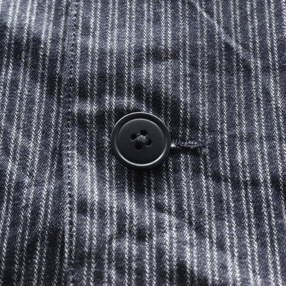 ORGUEIL オルゲイユ OR-4325 Indigo Dobby Jacket インディゴドビージャケット 1900 年代初頭 サックジャケットベース クラシックスタイル インディゴ染料 ドビーストライプ生地 エイジング ナットボタン