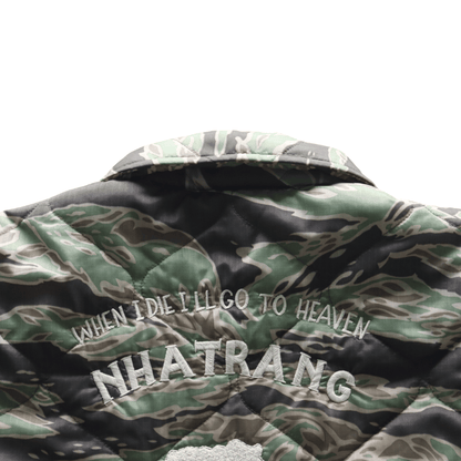 TAILOR TOYO テーラー東洋 TT15799 Mid 1960s Style Vietnam Liner Jacket “VIET-NAM MAP” ベトナムライナージャケット ベトナムマップ ベトジャン ベトナム戦争 カスタムオーダー品 マップ柄 瓢箪型のキルティング ナイロンリップストップ 防寒性 タイガーストライプ