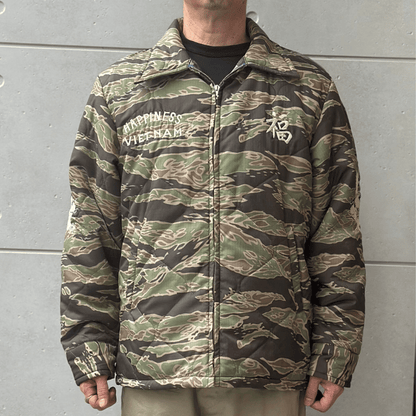 TAILOR TOYO テーラー東洋 TT15799 Mid 1960s Style Vietnam Liner Jacket “VIET-NAM MAP” ベトナムライナージャケット ベトナムマップ ベトジャン ベトナム戦争 カスタムオーダー品 マップ柄 瓢箪型のキルティング ナイロンリップストップ 防寒性 タイガーストライプ