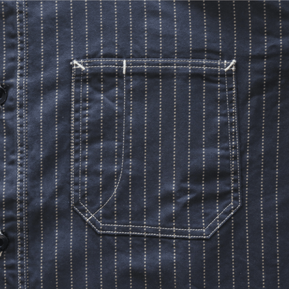 SUGAR CANE シュガーケーン SC29585 FICTION ROMANCE 8.5oz. BLACK WABASH STRIPE WORK SHIRT ブラックウォバッシュ ストライプワークシャツ